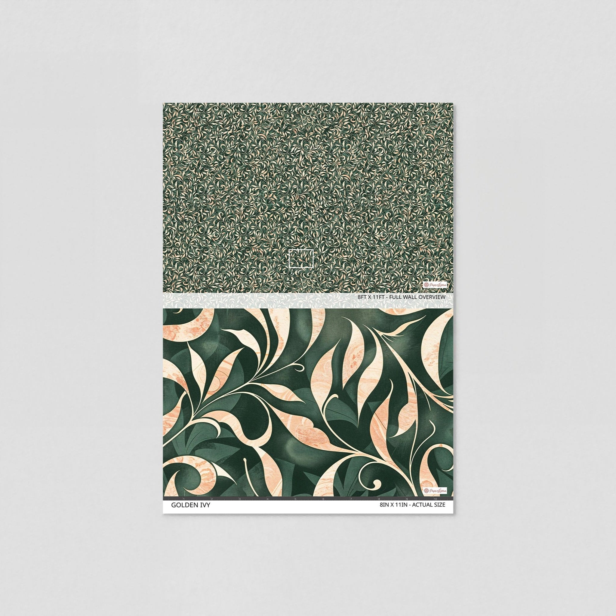 Golden Ivy Wallpaper