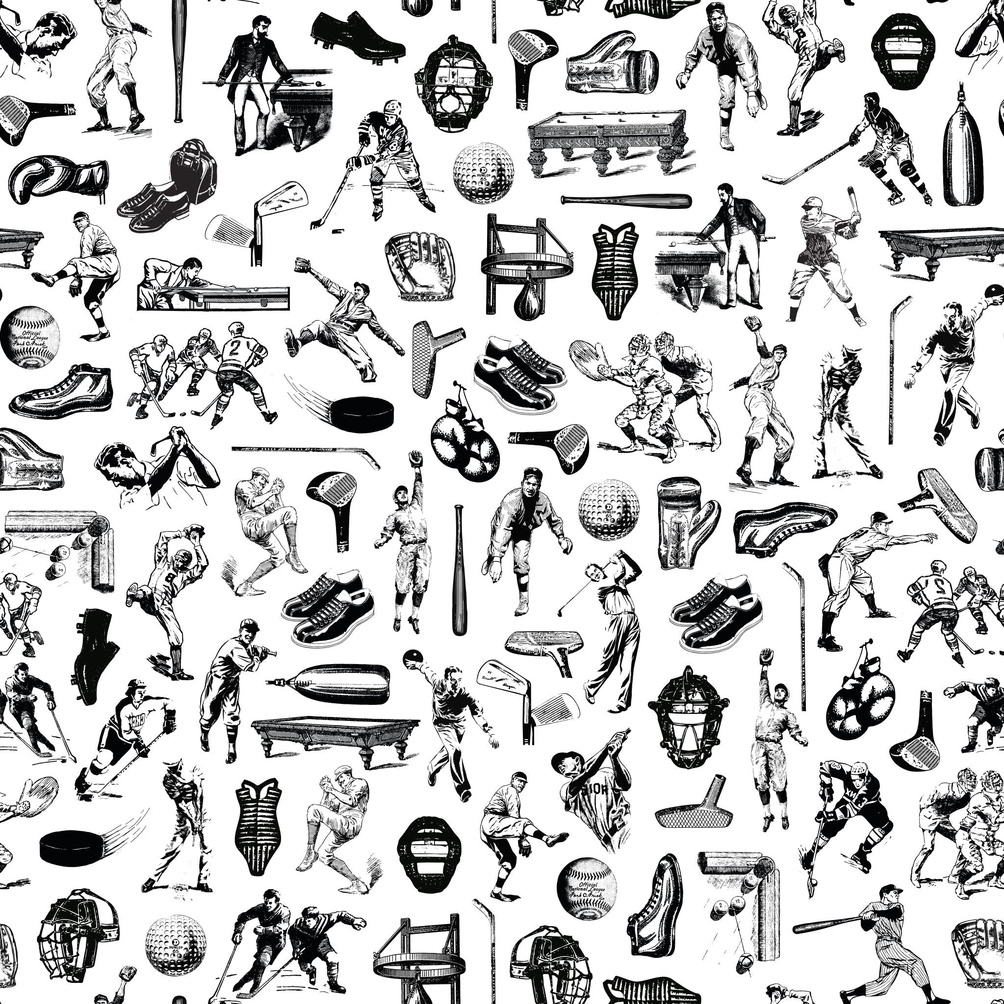 Sportsman (Black) Wallpaper