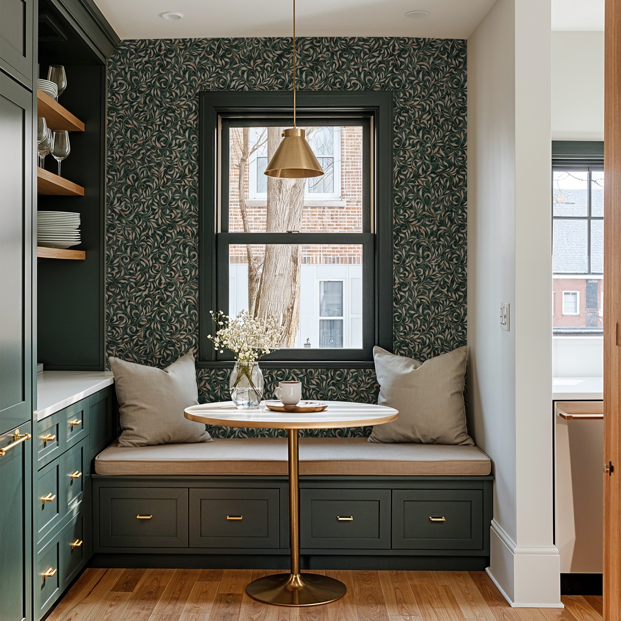 Golden Ivy Wallpaper