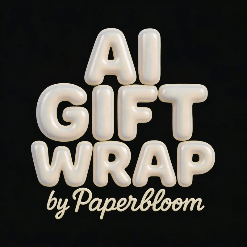Custom AI Wrapping Paper