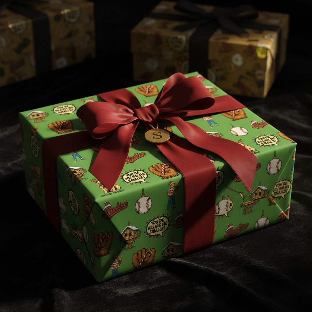 Killing Me Smalls Christmas Wrap - Vintage Comic Holiday Paper - Photo 8