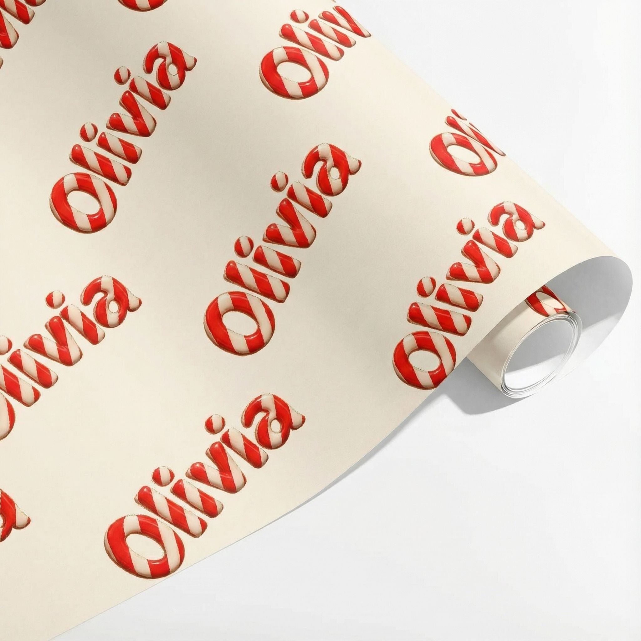 Jolly Candy Cane Custom Wrap - Animated Style Personalized Gifts - Photo 4