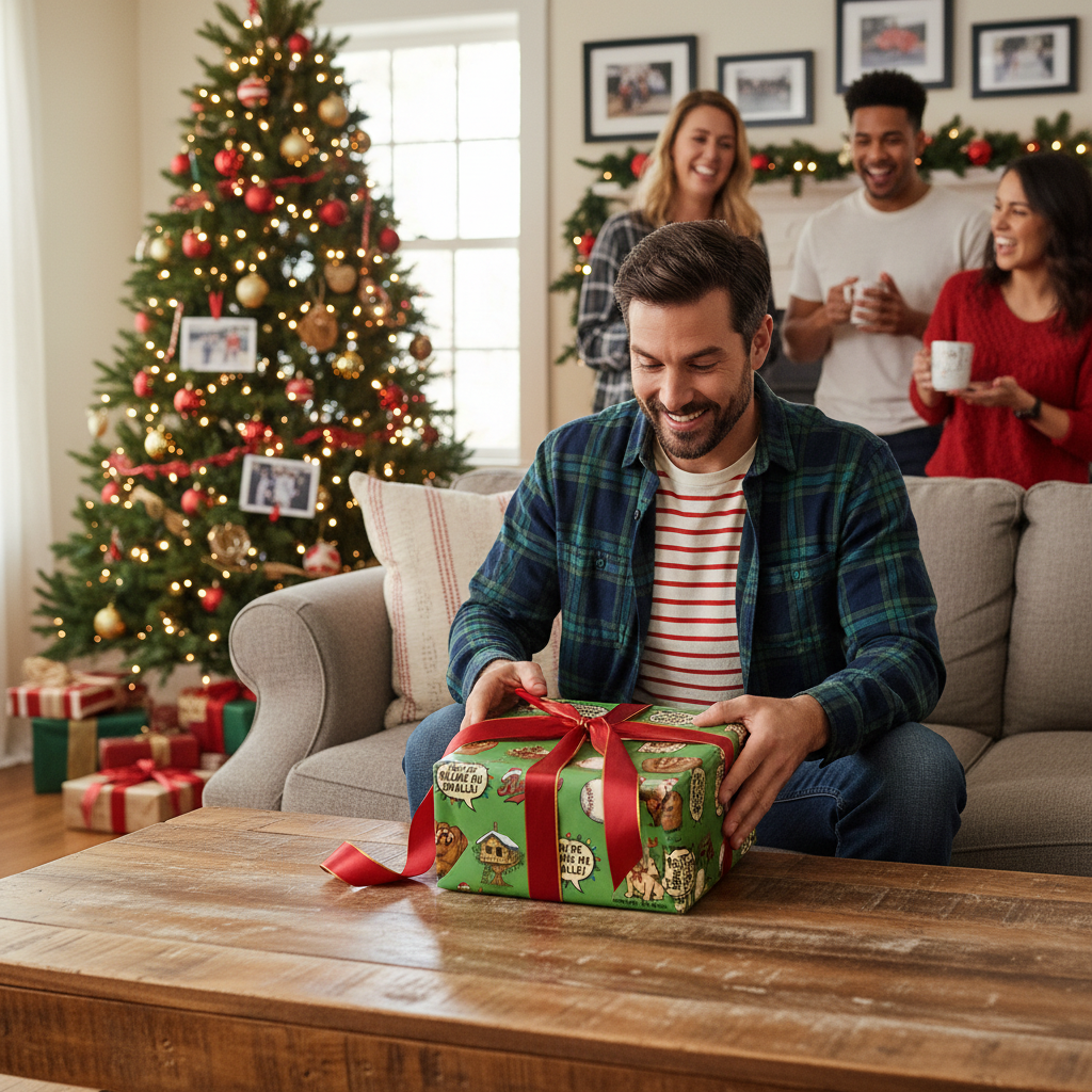 Killing Me Smalls Christmas Wrap - Vintage Comic Holiday Paper - Photo 4